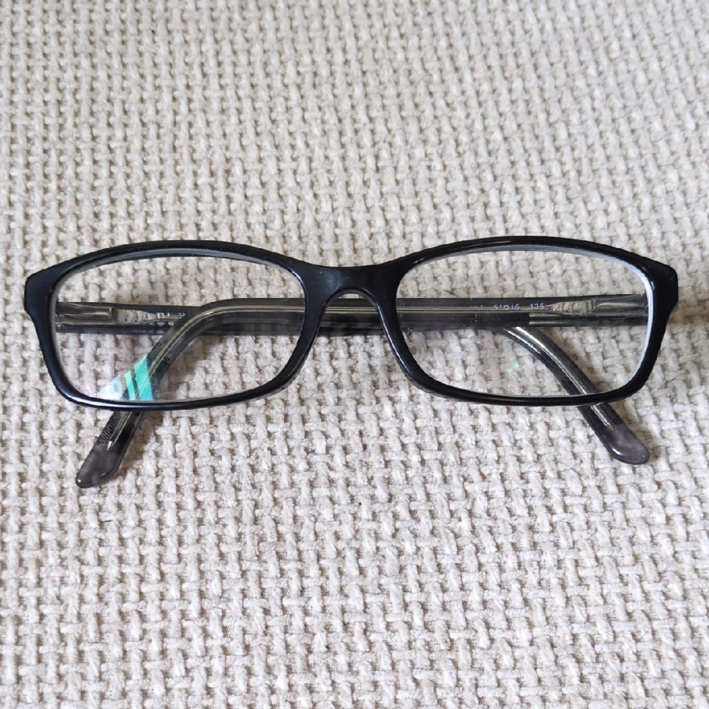 Burberry Black Rectangular Women’s Glasses